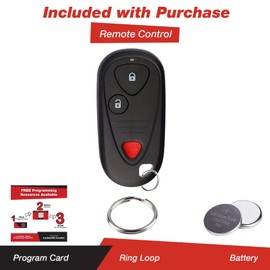 KeylessOption Keyless Entry Remote Control Car Key Fob Replacement for E4EG8D-444H-A by KeylessOption