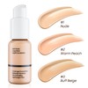 Matte Full Coverage Liquid Foundation, Waterproof & Long-Wearing Soft Lightweight