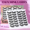 Losha Eyelashes Natural Look Faux Mink Lashes Pack Handmade Fluffy
