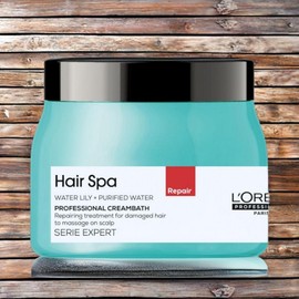 L'Oreal Hair Care Keratin Hair Strengthening Hair Spa Repairing Cream Bath 1ea 490ml / 로레알 모발관리 케라틴 모발강화 헤어스파 리페어링 크림바스 1개 490ml