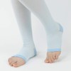 GUNZE RIZAP Compression Overknee for Sleep, Beautiful Legs, For Sleeping,
