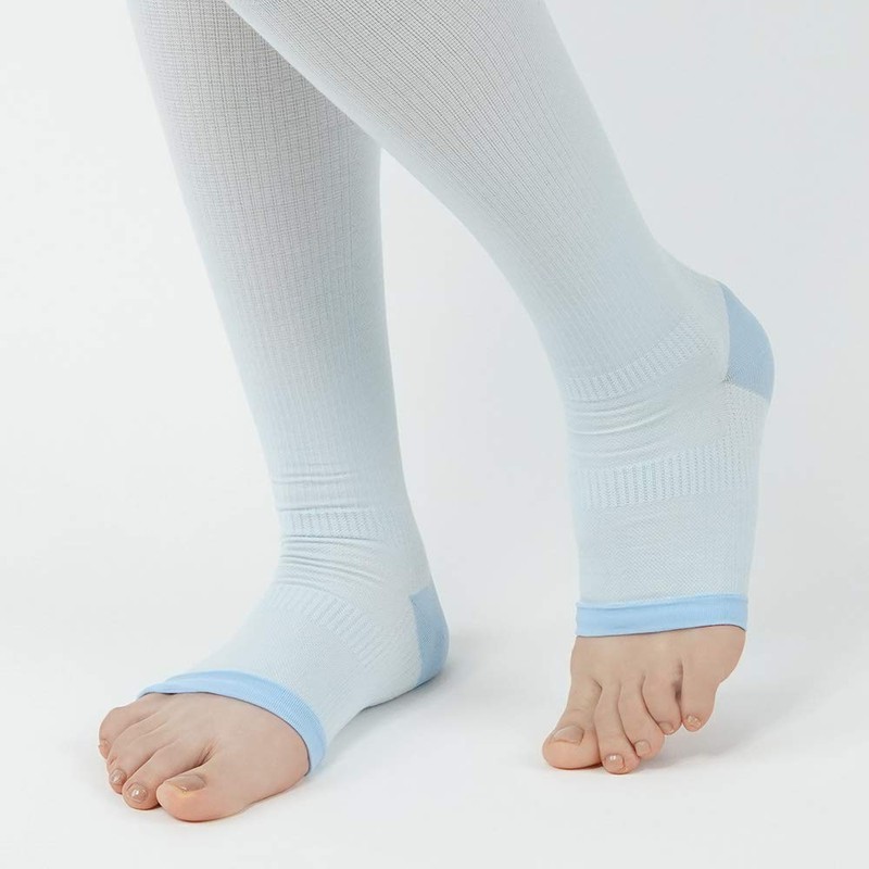 GUNZE RIZAP Compression Overknee for Sleep, Beautiful Legs, For Sleeping,
