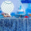 Abizarch 2 Pcs Fish Netting Decoration Beige Nautical Fish Net