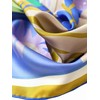 Prettystern 100% Silk Neckerchief Women Men Paisley Silk Scarf Summer