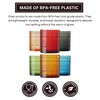Khen Plastic Hobnail Drinking Glasses Set of 6 Neutral Tones