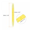 sourcing map 2pcs Weaving Knitting Shuttle 85x6.8x2.8mm Plastic Shuttles, for