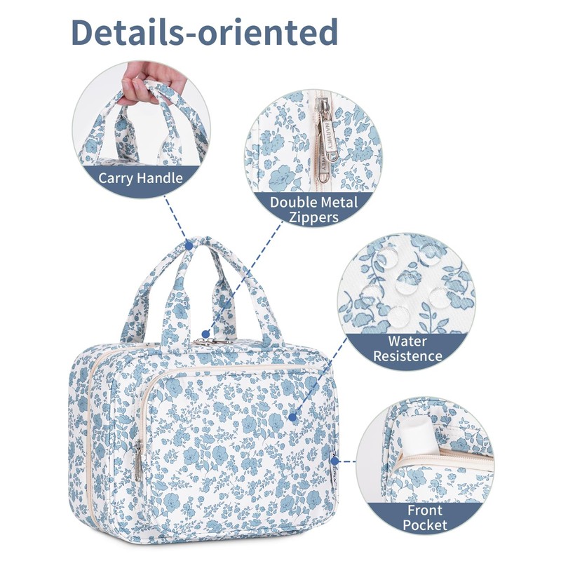 Narwey Large Hanging Travel Toiletry Bag for Women Wash Bag