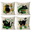 QIONG MENG St Patricks Day Pillow Covers 18x18 Inch Set
