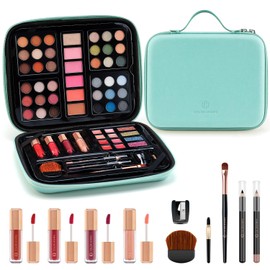 Color Nymph- Kits de maquillaje para principiantes, regalo para adolescentes, paletas de maquillaje con bolso reutilizable, incluye 36 colores de sombras de ojos