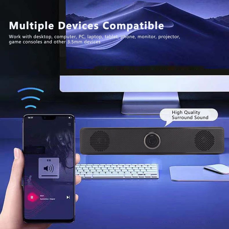 USB Computer Speaker for Desktop,Laptop Speaker, PC Speaker, Small Computer