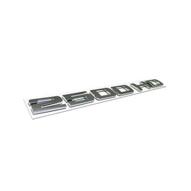 2pcs 2500HD 2500 HD Nameplates Emblems Badges Replacement for Gm Silverado Sierra (Chrome)