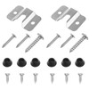 2 Sets Dartboard Hanging Bracket Dartboard Hanging Screws Wall Mounting