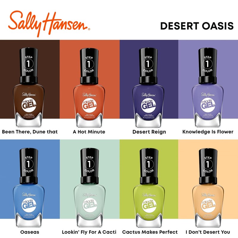 Sally Hansen Miracle Gel™, I Don't Desert You, Long Lasting,