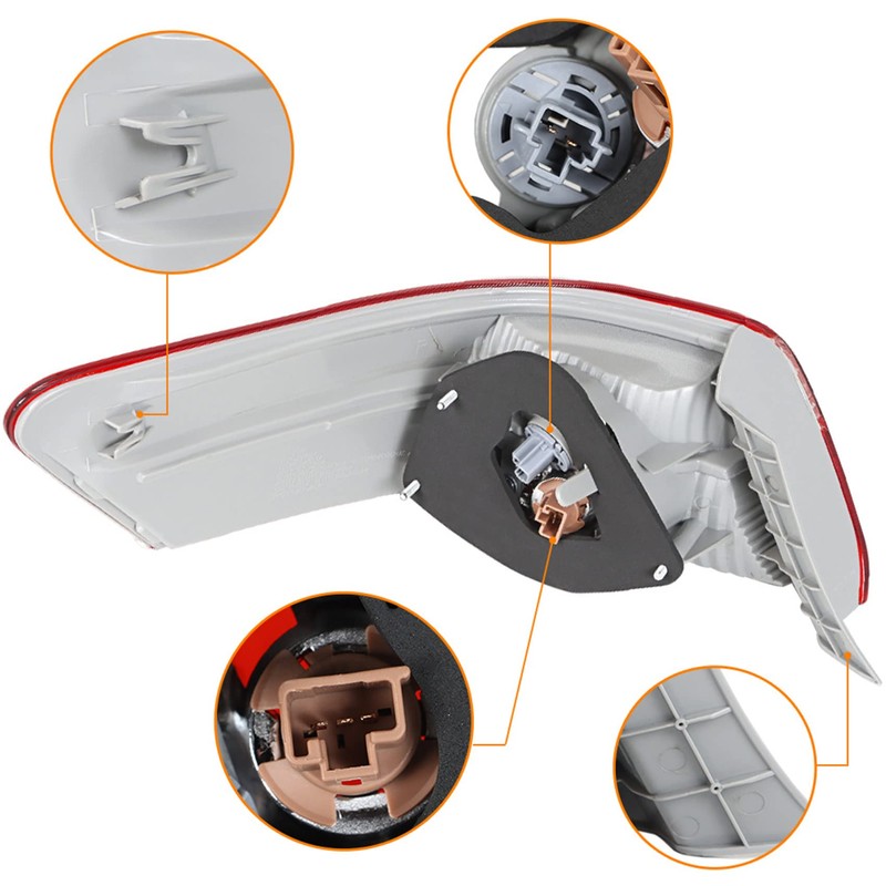 labwork Passenger Side Tail Light Replacement for Toyota Camry 2007
