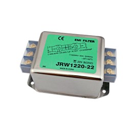 Noise Suppressor Power EMI Filter Termianl Single-Phase Line-Conditioner JIN RONG AC 115/250V 20 Amp JRW1220-22