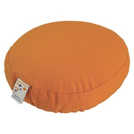 Bausinger Meditation Cushion Travel Roshi 24 x 8 cm Buckwheat Spread Filling 100% Organic Cotton Cover Orange