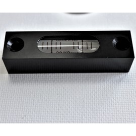 Metal Precision Level, Glass Vial, Spirit Bubble Level, Accurate, Clear, 58mm x 14mm MGV-581514-CB
