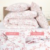 Utopia Bedding Utopia Bedding Double Vines Coral Print Duvet Cover