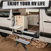 RV Step Stabilizer Kit for Travel Trailers and Motorhomes, RV
