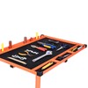 Aain A052 Mechanics Rolling Work Table, Adjustable Mobile Tray Table