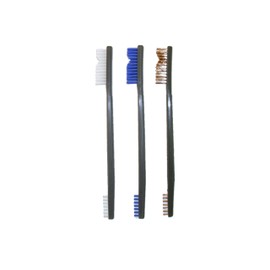 Skyline Center Inc. - Gun Cleaning Nylon & Bronze Double Ended Brush - 3 Pack - Made in USA