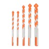 Broca Triangular de 5 Piezas Brocas Multifuncionales para Azulejos Brocas