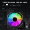 TZMRIT ST-Prism 4 Pro ARGB PC Fan,5V 3PIN ARGB Light