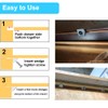 100 Pack Drawer Wedges with Screws - Furniture Chest Drawer