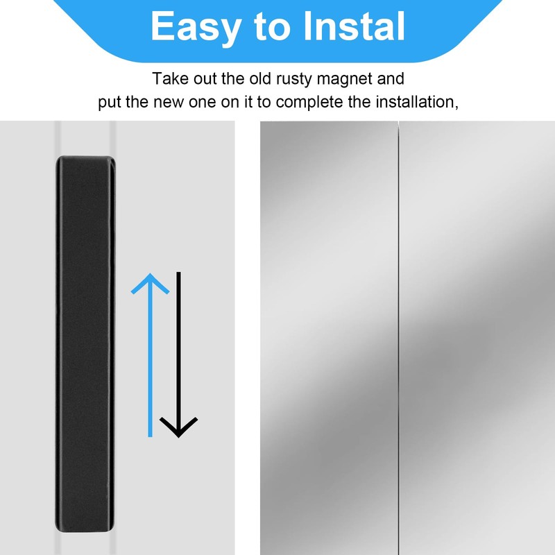 Glass Shower Magnet, 2.5" Shower Door Magnet Replacement Replacement for
