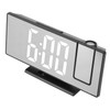 Projection Digital Alarm Clock USB Charging Automatic Dimming LED Mirror