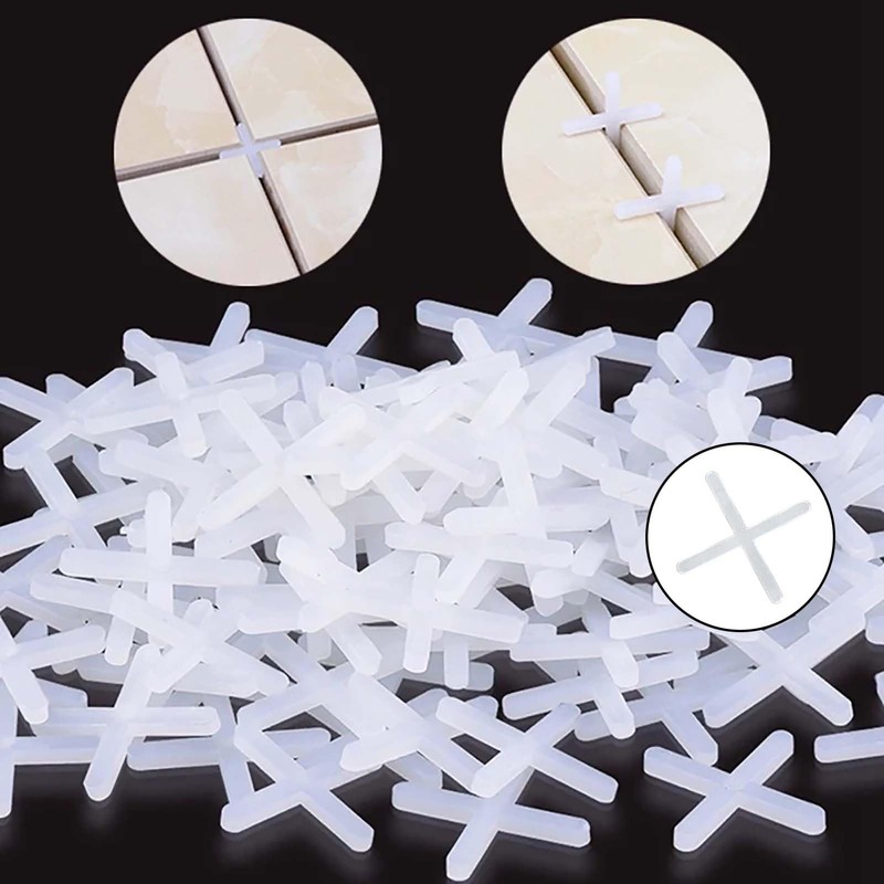 500 Pcs 2mm Tile Spacers, Tile Spacers - Plastic Tiling