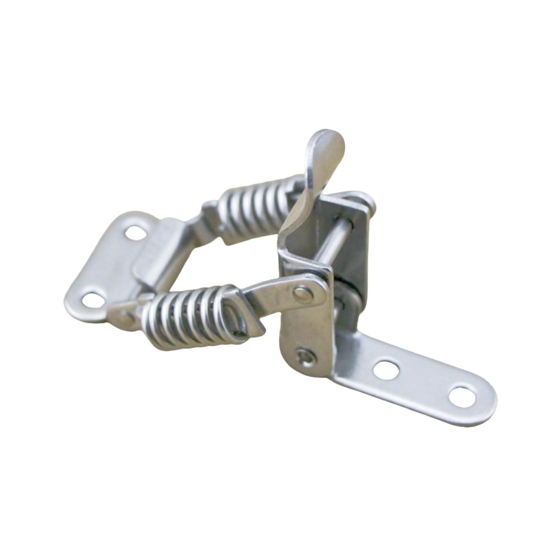 2pcs 304 Stainless Steel Double-Spring Telescopic Buckle, Toolbox Tension Spring