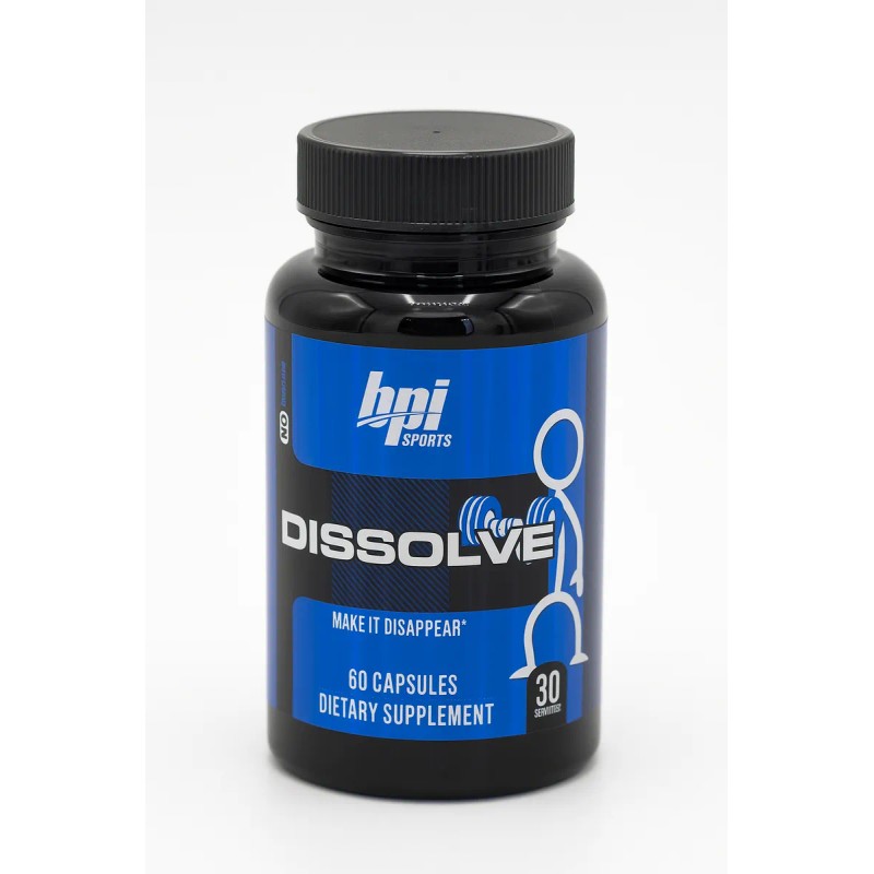 Bpi Dissolve Termognico 60 Cpsulas Quema De Grasa Sin Sabor