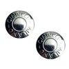 Cinelli Milano Anodized Bar End Plugs Pair, Silver, One Size