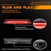 ZDEERAOTO Smoked Full LED 3rd Third Brake Light Replacement for