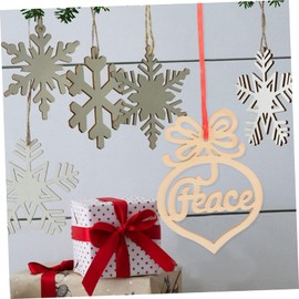 Operitacx 6pcs Wooden Christmas Ornaments Love Letters Blank Christmas Labels Xmas Cutouts Christmas Tree Decorations Christmas Painting Ornament Christmas Tree Hanging Cutouts Merry Christmas Sign