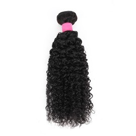 TOOCCI Curly Hair Bundles, Kinky Curly 1 Bundles Weave 100% Brazilian Virgin Hair Water Wave Bundles Real Hair Extensions 90 g - 95 g (28 Inches)