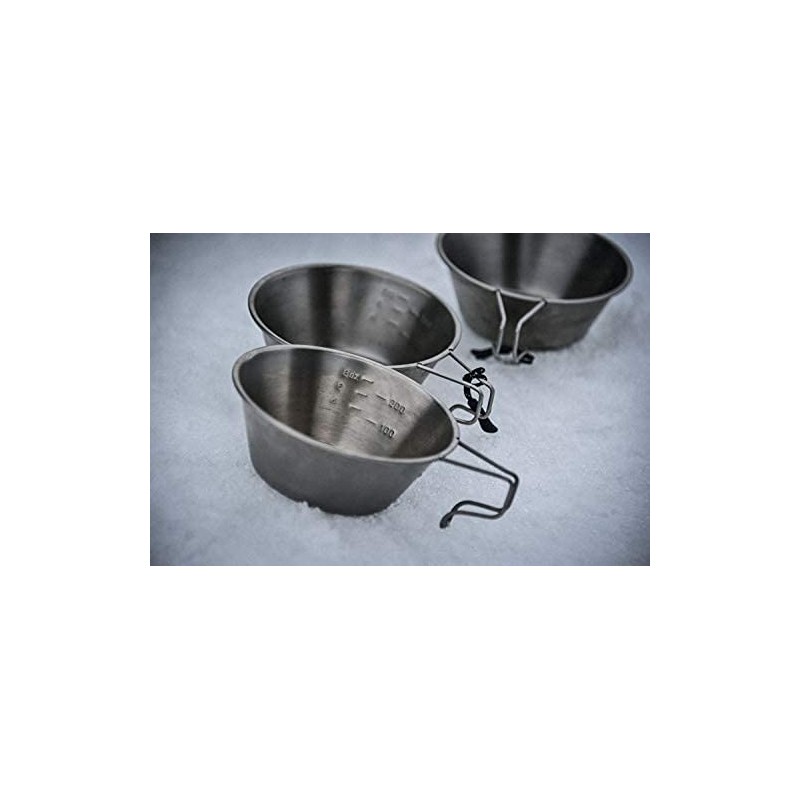 Snow Peak E-104 Titanium Backpackers Cup, Silver, D 4. 8"