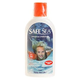 Safe SEA Sunlotion, ADVANCE UVA/UVB (SPF 50, PA+++), 4.6 fl oz (118 ml) x 2
