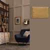 Varilight Double Blank Plate Classic Georgian Brass