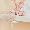 Nattou Mini Comforter Blanket Made of Polyester, Rabbit Pomme, Companion