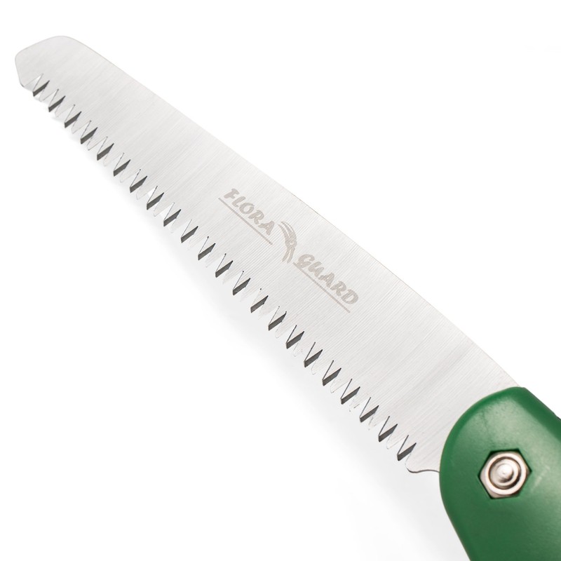 FLORA GUARD 7.7-Inch Folding Hand Saw, Pruning Saw with Trible-Cut