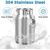 304 Stainless Steel 20 Liter Milk Can, 5.25 Gallon Wine