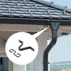 RiseDirectly 2 Pcs Heavy-Duty V-Shaped Rain Chain Gutter Adapter Clip