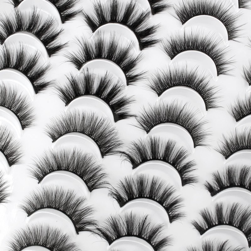 Oreola Faux Mink Eyelashes, Fluffy Artificial Eyelashes, Anime Lashes, Cat