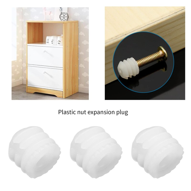 VGOL Pack of 100 M4 x 8 mm Hinge Dowels