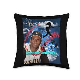 Roberto Clemente_MLB_004 Throw Pillow