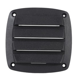 Ac Vent, Rv Air Vent Louver Ceiling Conditioner Cover Plastic Fan Deflector Weather Adjustable Resistant Optimal Airflow Boat Ventilation Outlet Grille for Yacht 4 Inch (Black)