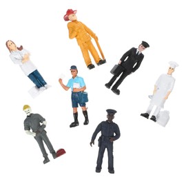 UPKOCH 1 Set Scene Decoration Farm Worker Figurine Toy Miniatures Tiny People Models Farmer Model PVC