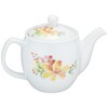 Ceramic Blue Teapot Blue/Red X 26.6 in X 14.5 in